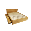 giường ngủ gỗ sồi mỹ hộc kéo